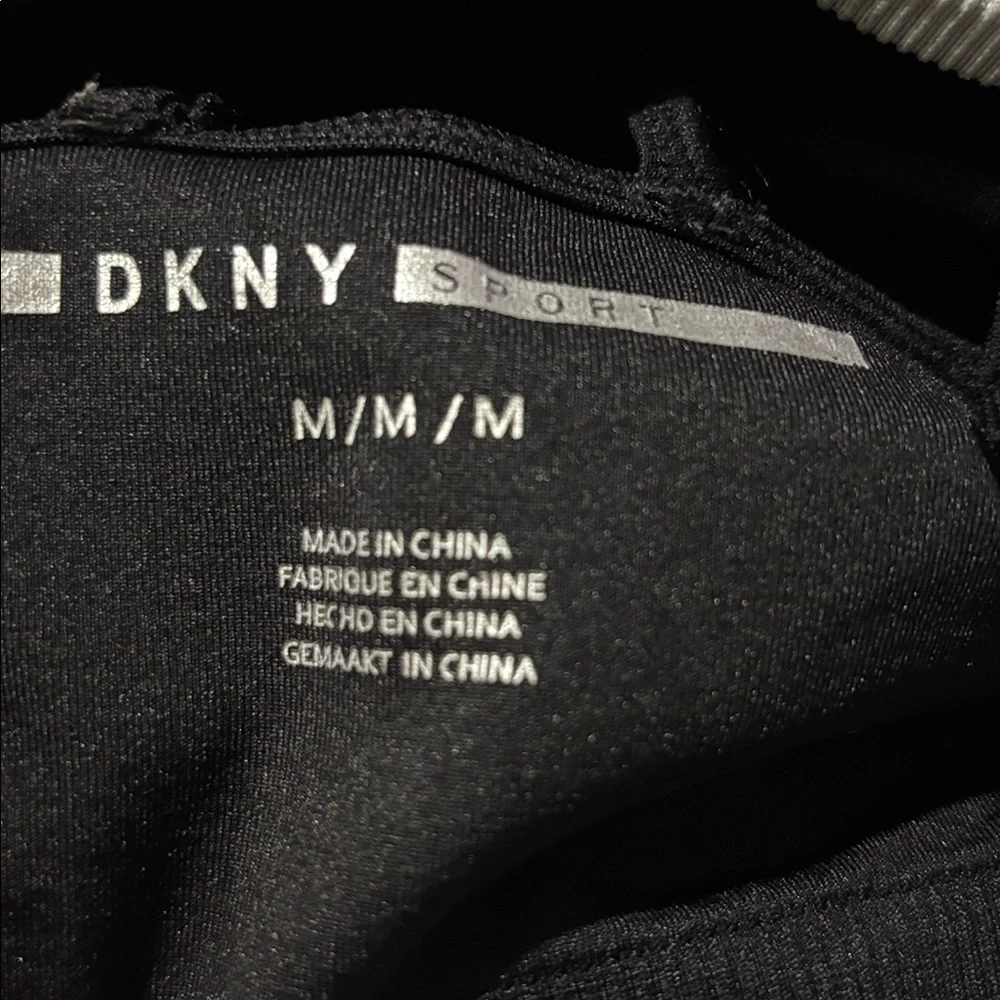 DKNY Sport Womens Black Strappy Seamless Low-Impact Padded Sports Bra Si… #7